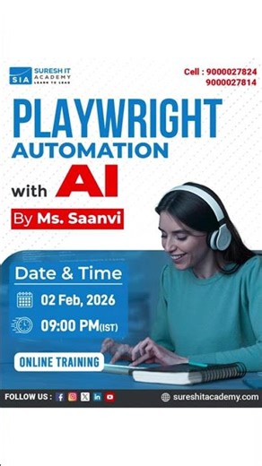 Step into the future of test automation with Playwright Automation powered by AI.