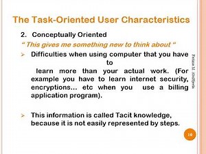 Chapter1 Understanding Task Orientation Lecture 2