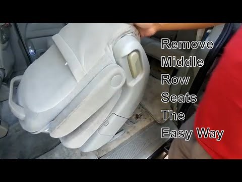 Honda Odyssey Seat Removal Trick You Need to Know