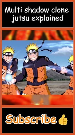 Multi shadow clone jutsu explained 🤔|| #animetelugu #teluguanimecommunity #narutotelugu