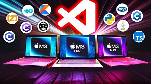 M3系列编码全展示 M3, M3 Pro, M3 Max Coding Showdown!