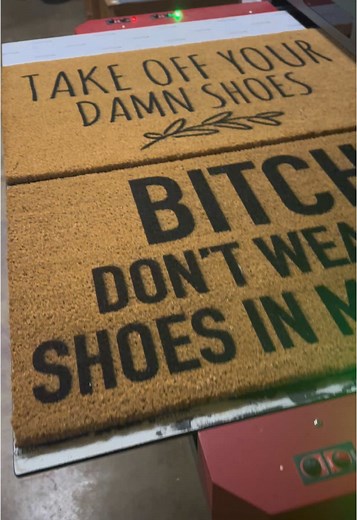 Creative Doormats: Unique UV Printed Designs on Etsy