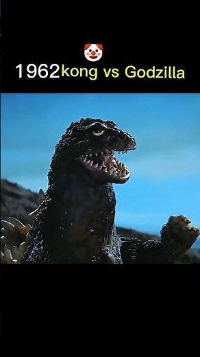 1962 Kong vs Godzilla #funny #memes #comedymovies #kong #godzilavskong #youtubeshorts #youtube