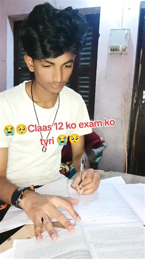 exam ko prepare 😭🥺#krishnasah1232 @꧁🦋Krishna༻sah🦋꧂