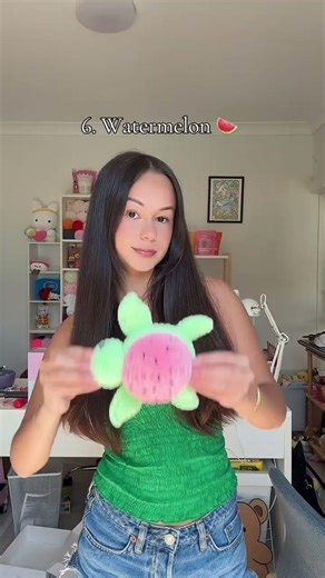 Ranking my crochet fruit turtles 🐢 🍉 #crochet #amigurumi #turtle #fruit #plushies