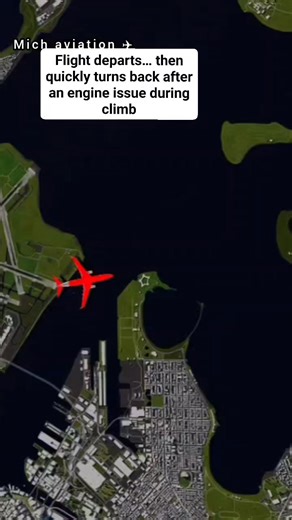1.2K views · 18 reactions | Flight departs… then quickly turns back after an engine issue during climb #micma #Planes #aviation #fblifestyle #news | Mich Mwakapiki | Facebook