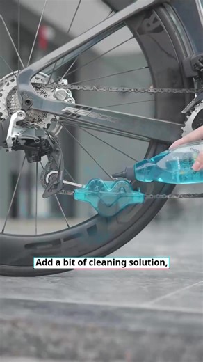 A dirty chain is compromising your riding safety! 🚲 Extend your bike's life and improve performance with quick, regular cleans using this durable tool 🧰 ✅ No Chain Removal Needed - Just attach, fill, and pedal for a hassle-free clean ✅ Works on All Bikes - Perfect for road, mountain, and commuter bikes [Grab it]🛒 https://hetetech.com/products/bike-chain-scrubber | Hetetech