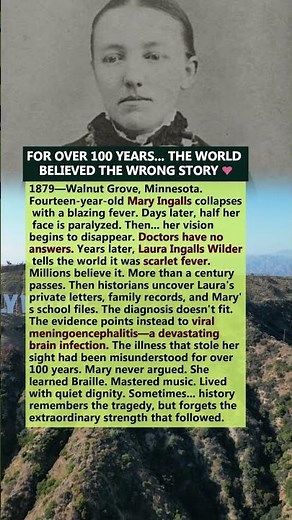 FOR OVER 100 YEARS... THE WORLD BELIEVED THE WRONG STORY ❤
