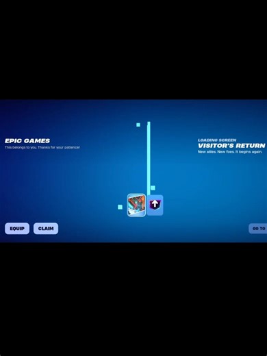 Visitor's Return loading screen | Fortnite | Game | #fortnite #gaming #fortnitemobile