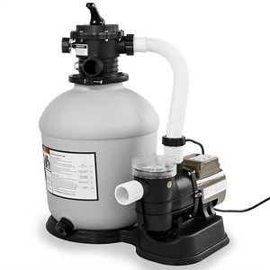 XtremepowerUS Sand Filter Pump 0.75HP With Timer, 3100GPH Pool Pump For Above Ground Pools - Walmart.com