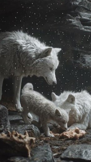 Cozy ASMR: Rain & Wolves