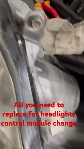 Mercedes Benz GL350 2012 Headlight control module replacement #music #carfixing #automobile