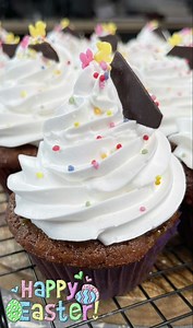 27 reactions | Happy Easter everyone!!! I recorded the banana cupcakes again today for a better video, will upload it soon! This video recipe is made special by using Vivo cream and Jersey Butterpan | MotherBee | Facebook