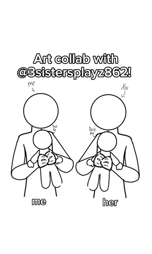 Art Collab With @3sistersplayz862 #art #shorts #fyp #digitalart #drawing #trend #collab #viral