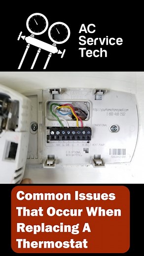 I go over how to properly wire a thermostat's common wire! Having faulty or incorrect wiring is a common issue that can occur when replacing a Thermostat! . . . #hvac #hvacinstallation #hvacinstall #hvaclife #hvactech #hvaccontractor #hvacservice #hvacr #hvactechnician #hvacrepair #hvactraining #hvacmaintenance #hvacquality #hvacservice #acservicetech #thermostat #wiring #install #common #problems #wire #thermostatinstall #install #replacing #replace #issue | AC Service Tech LLC