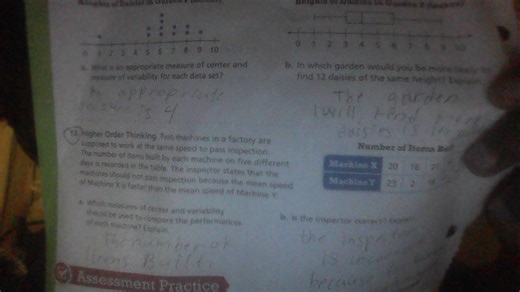 Higher Order Thinking. Two machines in a factory are supposed t... | Filo