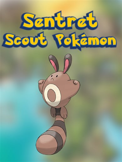 Daily Pokédex 161: Sentret #pokemon #johto #Pokémon30thAnniversary #pokedex