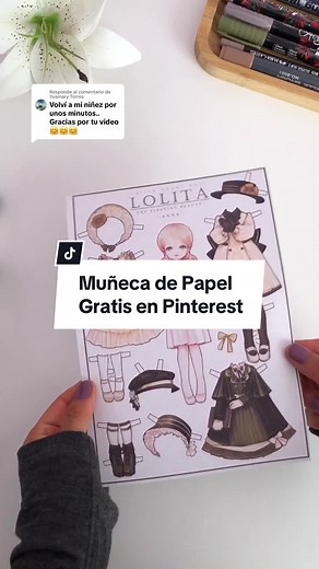 Respuesta a @Yusmary Torres #muñecasdepapel gracias por compartir sus sentimientos de nostalgia conmigo