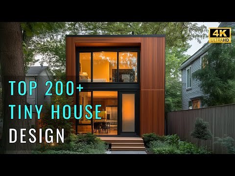 Top 200+ Modern Tiny House Design Ideas | Small 1-Bedroom House Facades