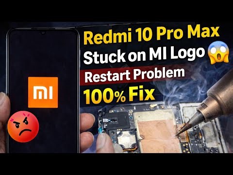 Redmi Note 10 Pro Max Stuck on MI Logo 😱 | Restart Problem 100% Fix