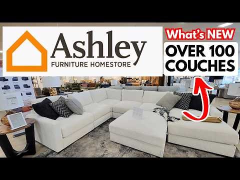 NEW ASHLEY FURNITURE FINDS OVER 100 COUCHES | SHOP WITH ME
