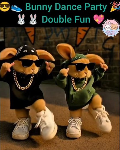 Hip Hop Bunny Dance 🐰🎶 | Cutest Swag Ever 😍🔥