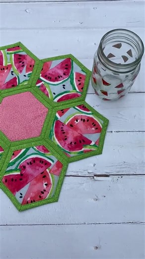 Handmade Quilted Watermelon Table Centerpiece: Summer Decor - Etsy