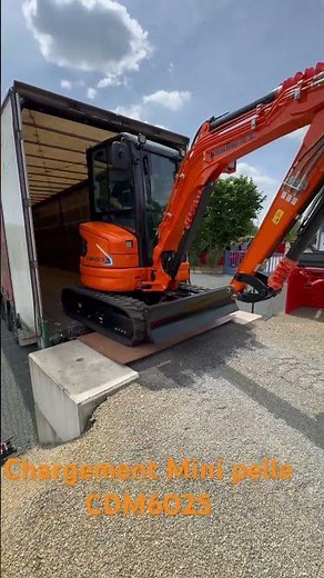Chargement mini pelle Lonking CDM6025
