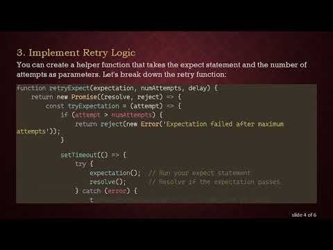 How to Retry Expect Statements in Jest Testing