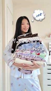 My matching PJ collection💤 (try-on!!)