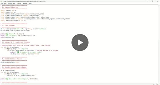 #prodigyinfotech #internship #datascience #machinelearning #decisiontree #scikitlearn #python #pandas #numpy #matplotlib #classification #uci #github #learningjourney | Shrawani Deshmukh