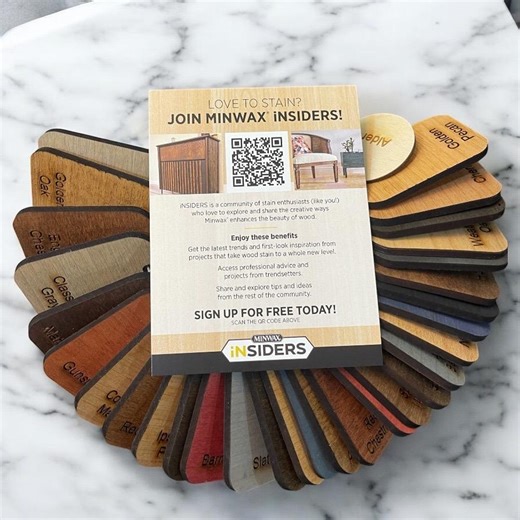 30 Real Wood Stain Samples – Minwax Color Swatch Set for Contractors, Designers & DIY Projects - Etsy
