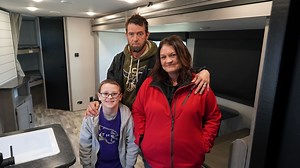 Displaced tornado survivors move into state-bought trailers