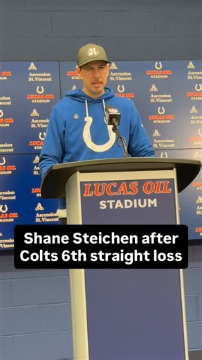 #Colts head coach Shane Steichen speaks after the team’s 6th straight loss. @wthrcom #indiana #indy #nfl #indianapoliscolts | Dominic Miranda