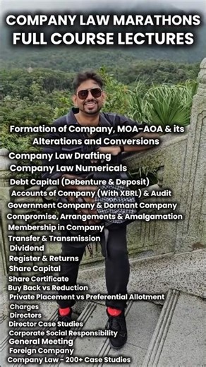 Company Law Marathons | FULL Course Revision | CS Executive June 26 | CS Amit Vohra | Unacademy