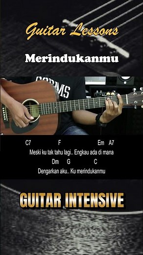 Merindukanmu - d'Masiv | Tutorial Chord Gitar Mudah dan Lirik #chordgitar