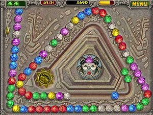 Zuma Deluxe level 12-1 score 31840 points