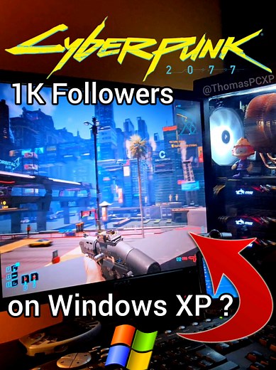 Cyberpunk 2077 on Windows XP? Retro PC Build!