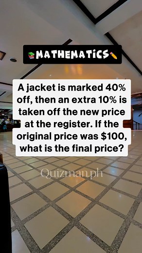 1.1M views · 782 reactions | Math Activity 1036 #mathematics #mathchallenge #MathSkills #maths #civil service exam #civilservice | 횀횞횒횣횖횊횗.횙횑 ퟸ.ퟶ | Facebook