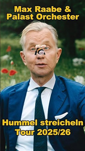 Max Raabe & Palast Orchester touren 2025/26 mit ihrem erfolgreichen Programm "Hummel streicheln" 🐝💛