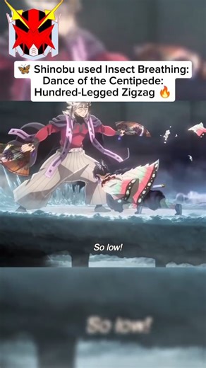 devinsfu | Shinobu uses Insect Breathing: Dance of the Centipede: Hundred-Legged Zigzag, moving at her full speed in a chaotic, zigzag pattern,... | Instagram