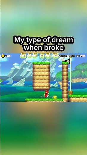 Broke Days Dream Be Like 🤣🪙🔥😭 #mario #nintendo #mariomaker