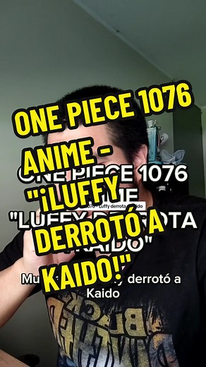 Luffy Venció a Kaido en One Piece 1076