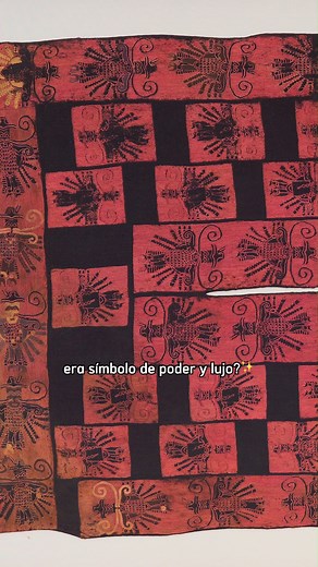 👀 ¿Sabías que en la cultura Paracas los mantos eran símbolo de lujo? ✨ Tejidos con algodón, fibras de camélidos, plumas, ¡y hasta cabello humano! Los mantos Paracas no eran cualquier prenda, los llevaban sacerdotes y gobernantes en ceremonias y entierros. ¡Se han identificado hasta 190 colores distintos! 📍¿Quieres verlos en persona? Visita la expo "Arte y Tecnologías del Perú Milenario" en el Museo Nacional de Arqueología, Antropología e Historia del Perú , en Pueblo Libre. ✅ ¡El museo atender