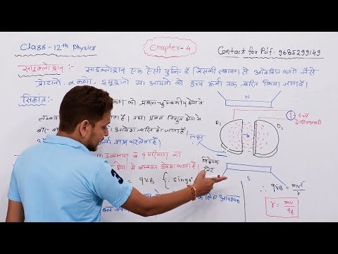 L-14 साइक्लोट्रान की संरचना, कार्यविधि, सिध्दांत, आवृत्ति, आवर्तकाल | Physics