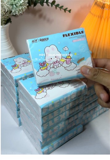 24-Piece Mini Tissue Pack Restocking