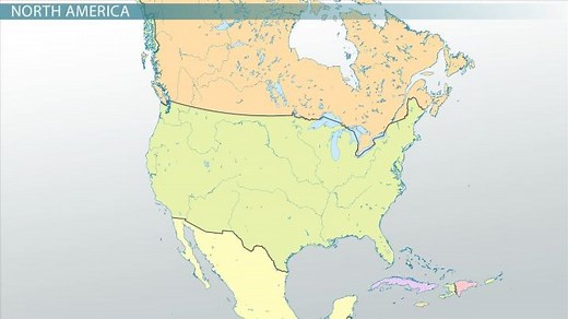Mapping the Physical & Human Characteristics in North America's Regions