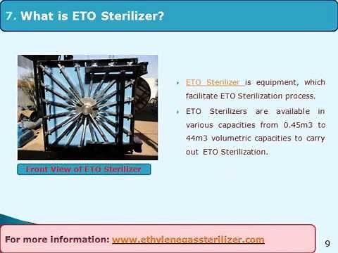 ETO Sterilizer and Sterilization process