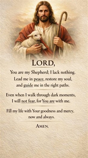 Psalm 23 Prayer | THE LORD Is My Shepherd – Prayer for Peace, Protection & Guidance