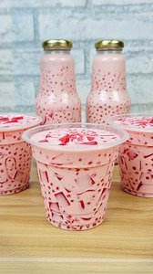 1.6M views · 24K reactions | Strawberry Jelly Drink #yummy #recipes #yummykitchen #recipes #yummyfood #desserts #reels #strawberry | Yummy Kitchen | Facebook